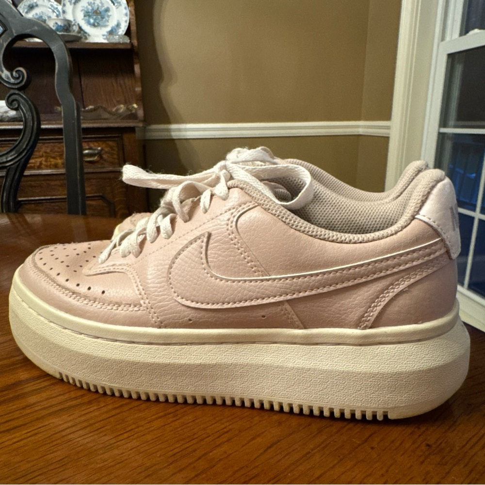 Nike Alta Court Vision Light Pink Sneakers with Cream Soles